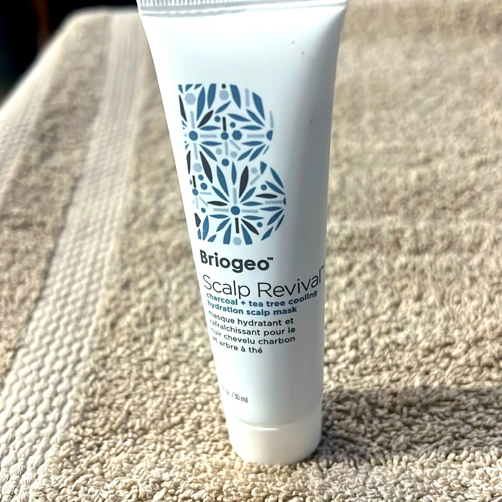 BRIOGEO SCALP REVIVAL charcoal & tea tree cooling hydration scalp mask NEW nice!